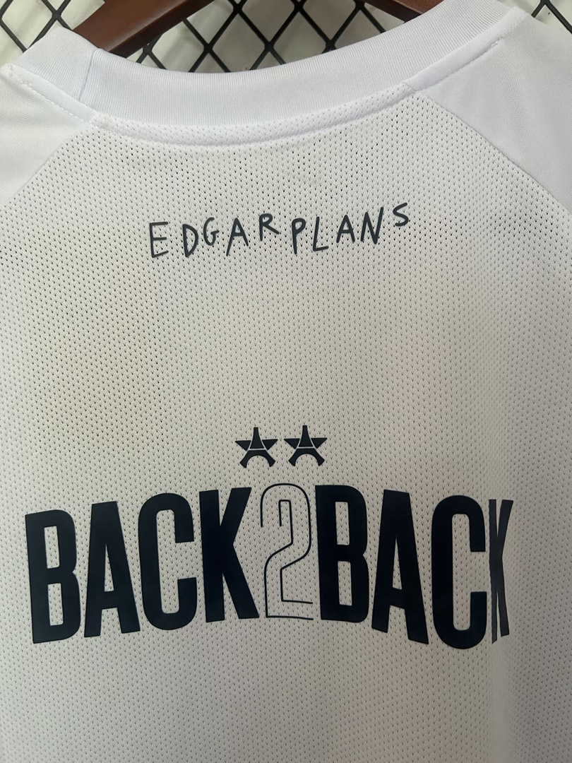 25/26 Paris Saint-Germain Champions Art by Edgar Plans Version Soccer Jersey detalj 2