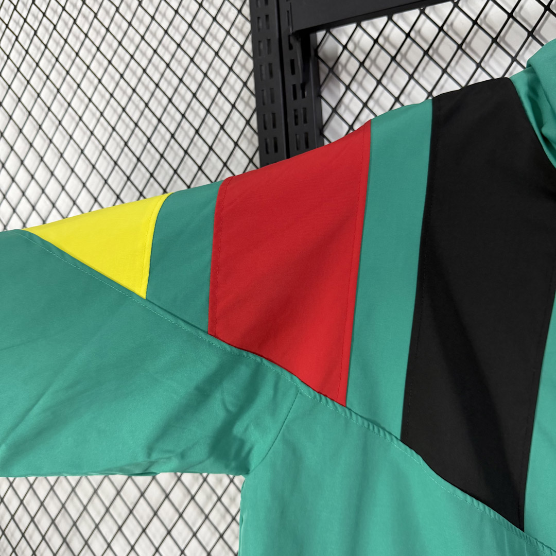2026 Germany World Cup EQT Green Windbreaker detalj 5